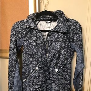 Printed rain jacket